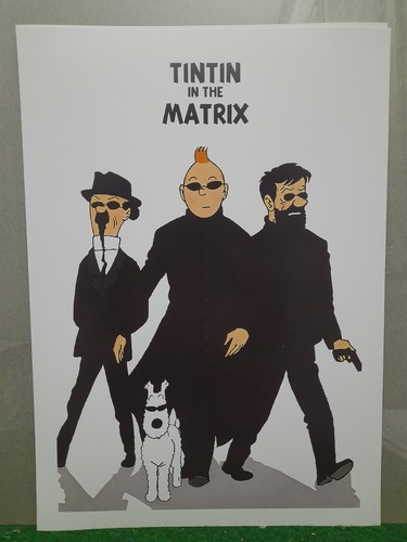 Affiche poster tintin - affiche,
