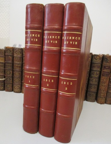 Livres anciens reliures cuir - livres, 3