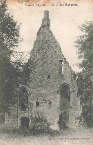 Cpa luxembourg ruines orval - cpa,