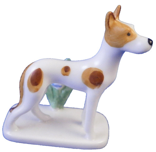 Figurine chien en - de,