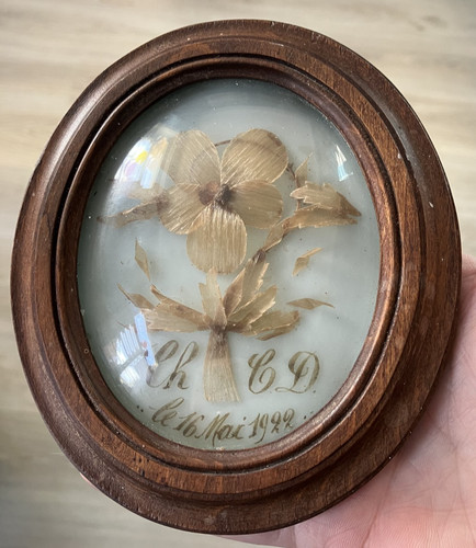 Ancien cadre bombé cheveux - bombé,