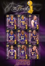 Guyana 2009 - NBA Championship Finals Lakers KOBE - Sheet Of 9 stamps #4012 MNH