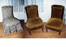 3 chauffeuses  anciennes fin XIXe