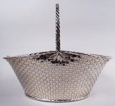 Panier De Pique-Nique Seau À Glace Tiffany Messulam En Argent Sterling Italien