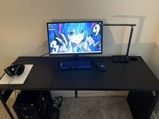 IKEA MICKE Desk - Black-Brown