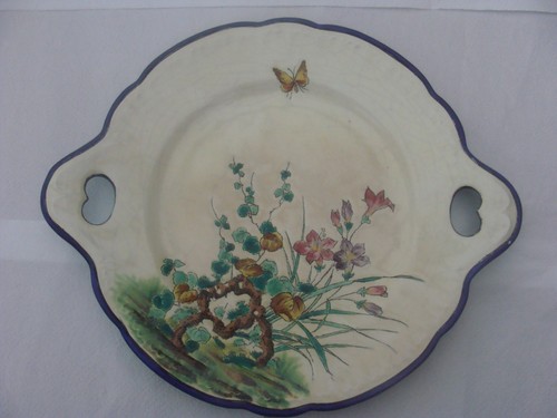 Ancien plat tarte emaux - a,