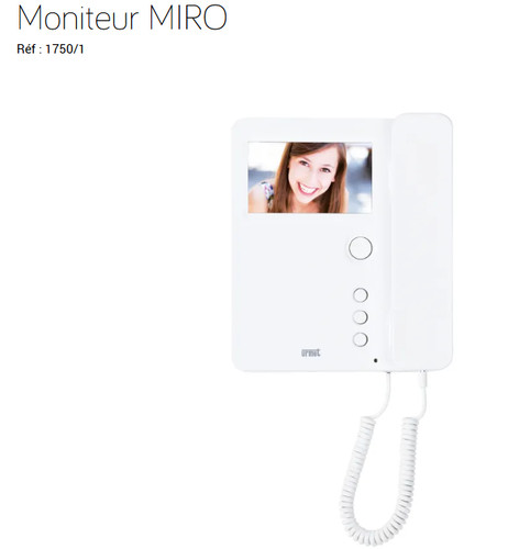 Urmet moniteur miro interphone - urmet,