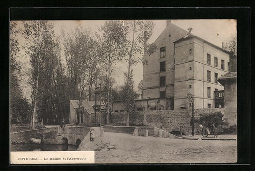 Cpa coye moulin et - coye,,