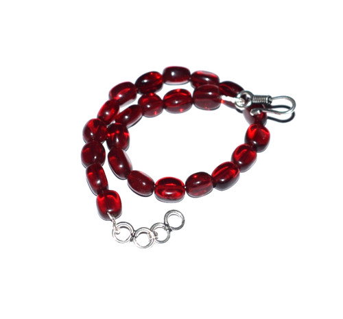 Bracelet perles ovales - bracelet, de