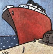 Tableau Bateau à quai