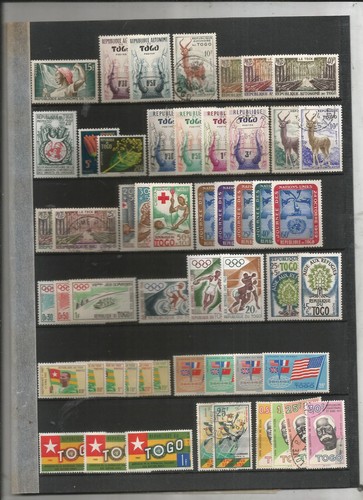 Lot timbres togo - lot, de