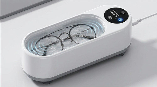 Ultrasonic cleaner glasses