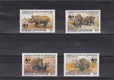 WWF - 4 TIMBRES - REPUBLIQUE
