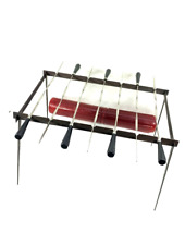 Barbecue Tourist USSR Collapsible Brazier Vintage Camping Skewers Travel Soviet