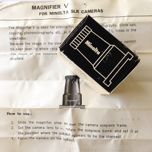 Neuf minolta magnifier - 【neuf】minolta, magnifier-v