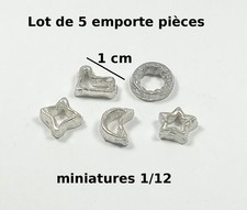 5 emporte pièces ,miniature