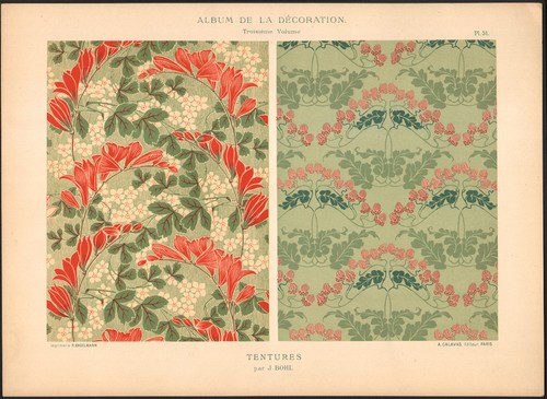 1900 lithographie art - 1900, nouveau