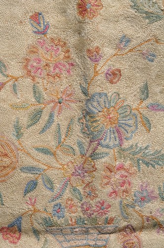 Broderie ancien tapis - ancien, antique