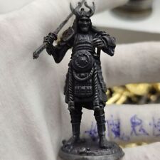china Samurai pure bronze casting mini figurine ancient model ornament statue