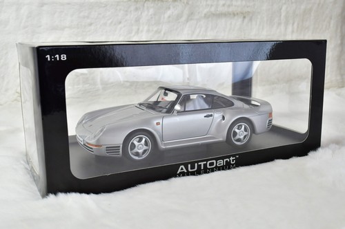 Autoart porsche 959 - porsche, silver