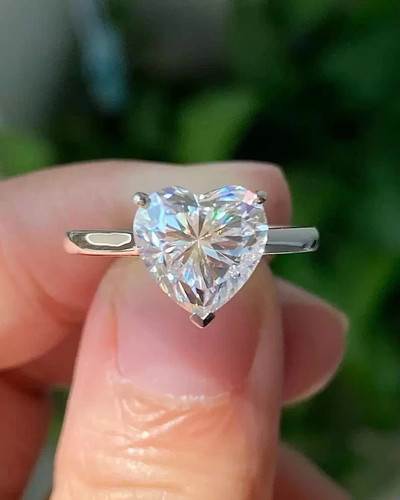 50ct moissanite coeur coupe - moissanite,