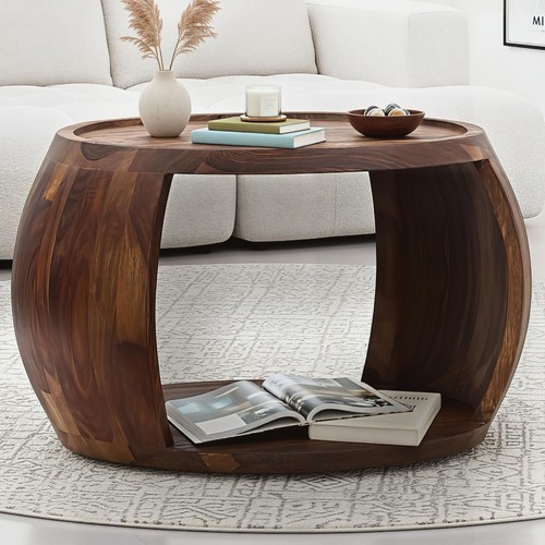 Table basse sheesham - basse, bois