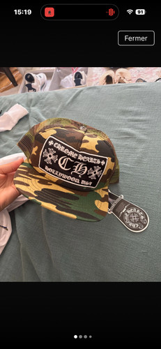 Casquette chromes hearths - chromes, y2k