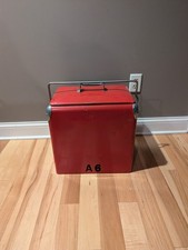 Vintage Acton MFG Red Cooler