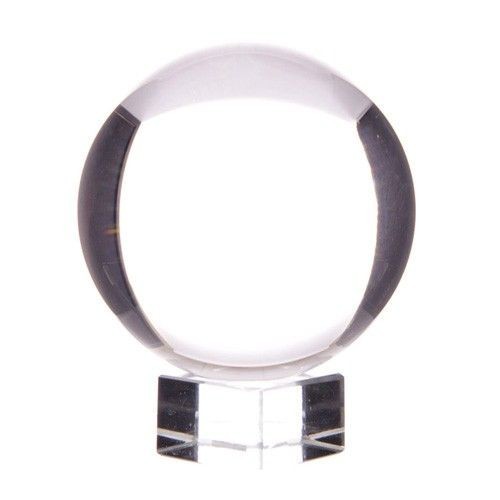 Boule cristal sur support - boule, de