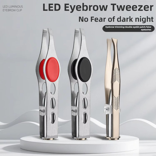 Pince épilation sourcils led - Épilation,