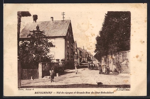 Cpa betschdorf nid cigogne - cpa, de
