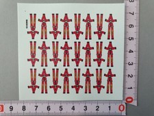 ANTIQUE/OLD DECALS 1/43 RED 5 DOT SAFETY HARNESSES - CARPENA DCC11