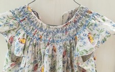 Vintage 1970 8ans robe blanche