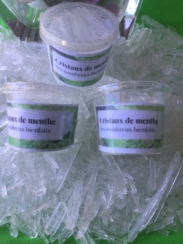 Cristaux menthe - de,