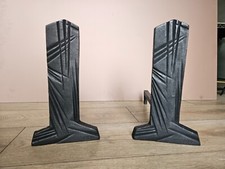 Chenet de cheminée signé RD