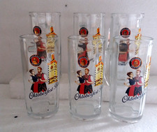 Lot 6 chopes  à bière 25 cl  PAULANER , ref PAU54
