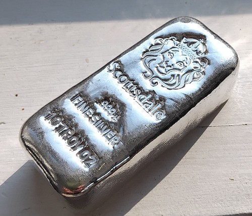 Lingot argent coule - ,