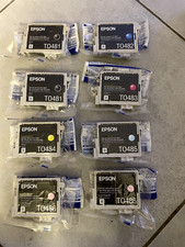 Lot 8 cartouches EPSON T0481