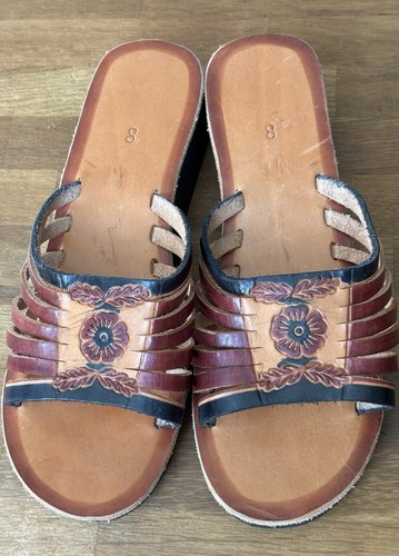 Sandales artisanal cuir 38 - artisanal,