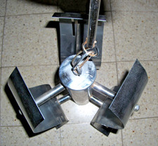 Suspension Lustre  1970 en métal chromé design 70  H.54,5 cm