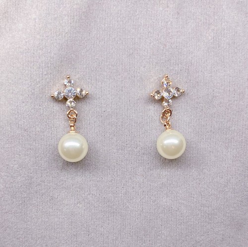 Perle oreilles dorées - perle,