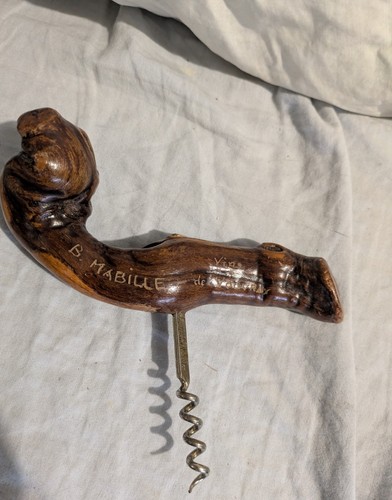 Ancien tire bouchon - bouchon, en