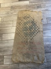 Ancien sac en toile de jute