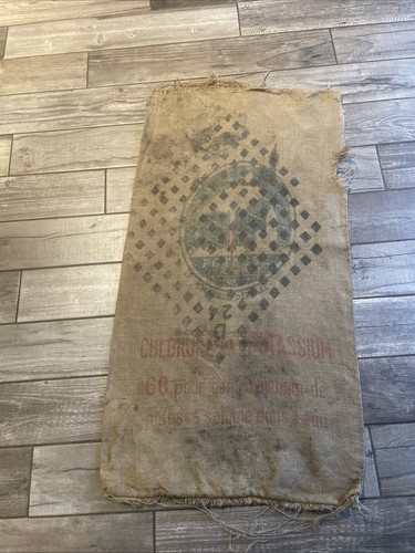 Ancien sac toile - ancien, jute