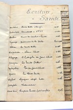 Livre ancien Catalogue