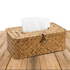 Boîte à Mouchoirs en Rotin
