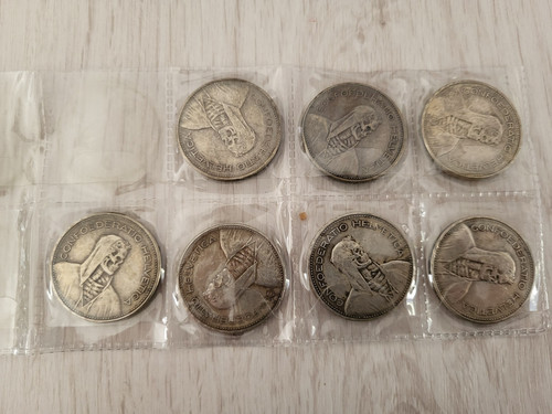 Lot pièces francs suisse - x7,