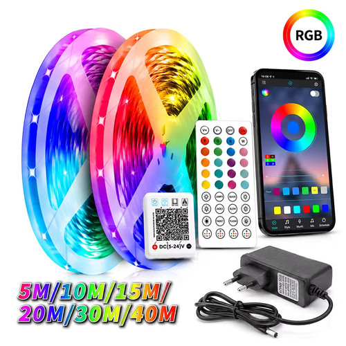Ruban led rgb 40m - rgb, bluetooth