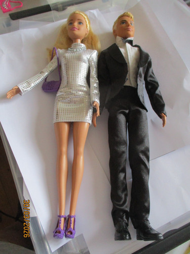 Duo poupees barbie ken - poupees,