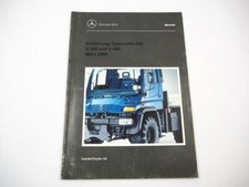Mercedes Benz Unimog U300 U400 Type Series 405 Training Manual 2000
